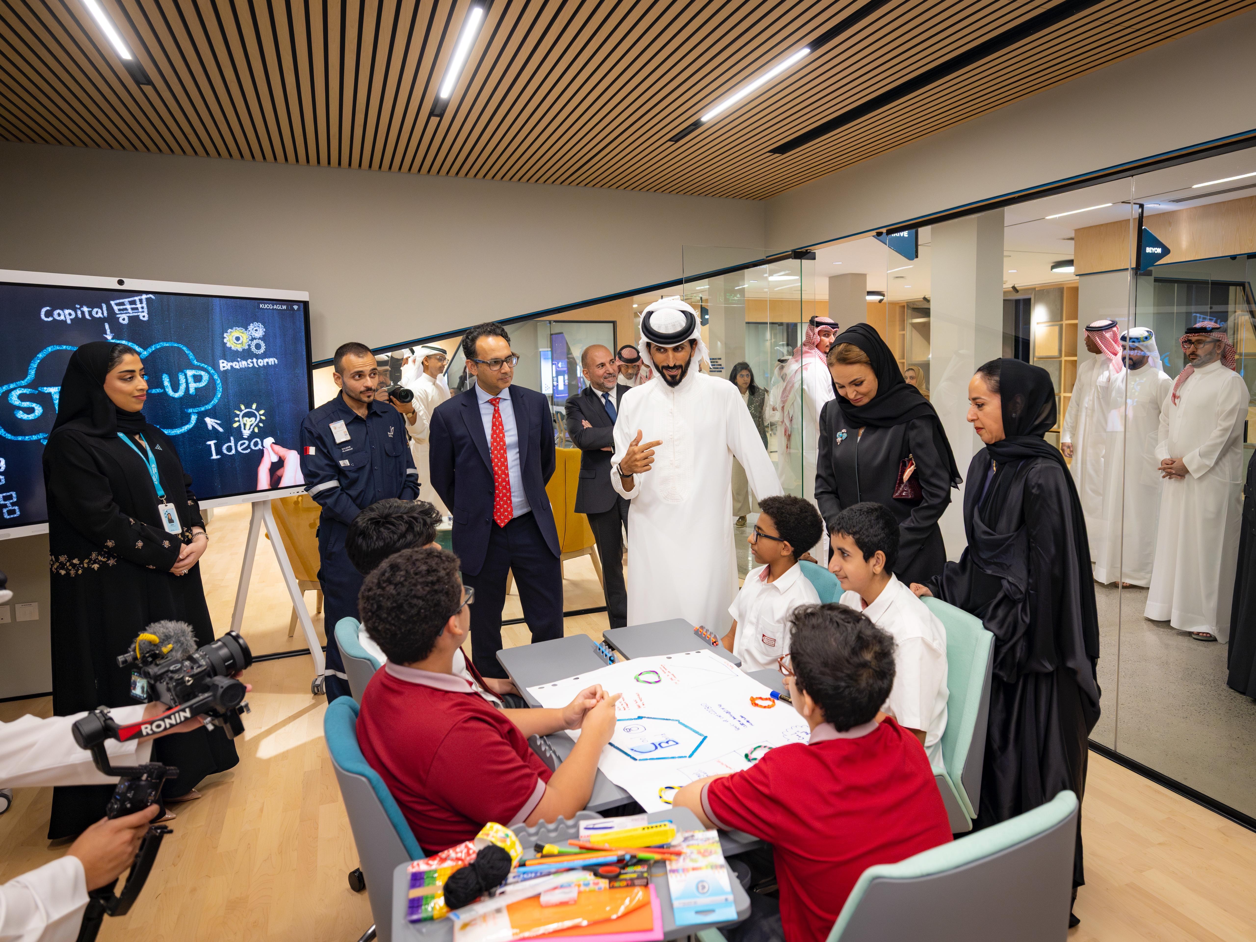 HH Shaikh Nasser bin Hamad inaugurates INJAZ Bahrain’s new headquarters