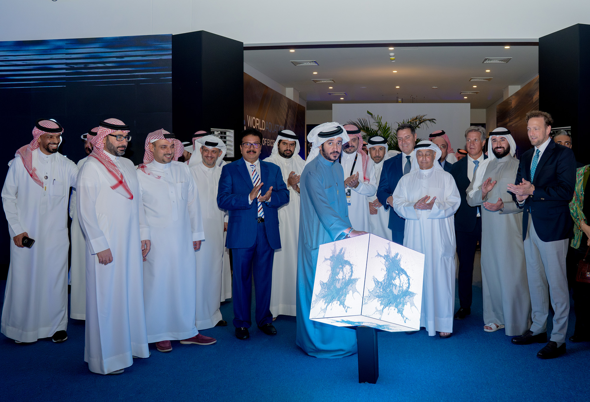 HH Shaikh Khalid inaugurates World Aquatics Centre of Excellence