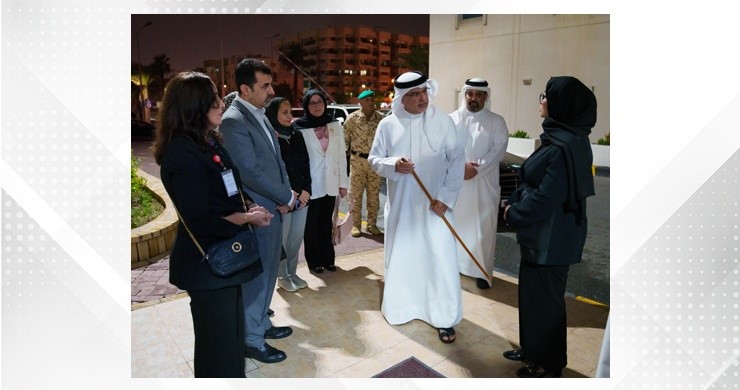 HRH the Crown Prince and Prime Minister visits the injured residents of Sitra