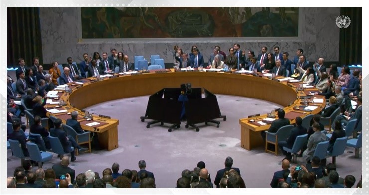 Culminating Bahraini diplomatic leadership and joint Gulf and Jordanian efforts, with unprecedented international support: UN Security Council adopts resolution submitted by the Kingdom of Bahrain condemning the blatant Iranian aggression