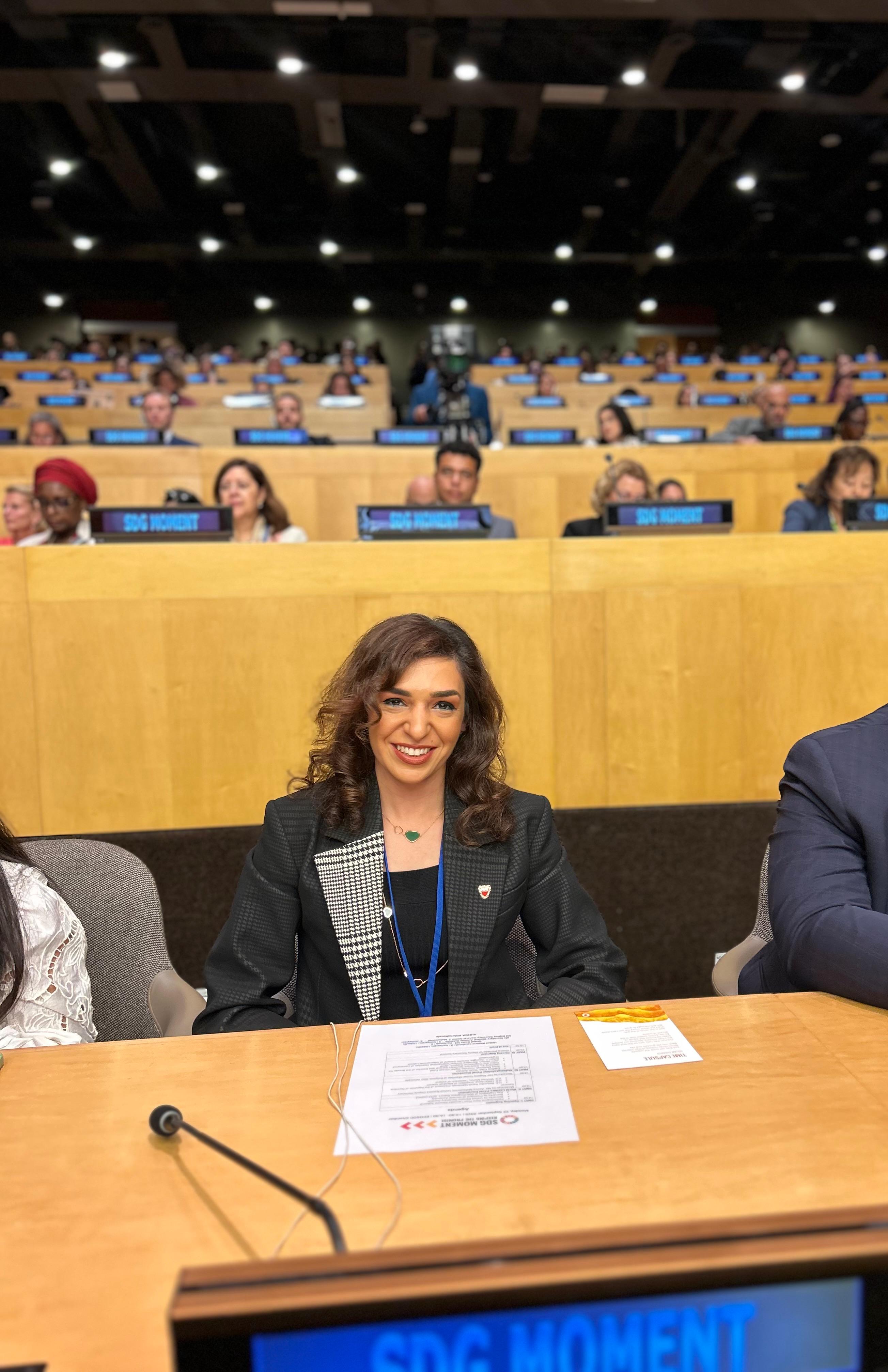 Assistant Undersecretary for Sustainable Development participates in SDG Moment in New York